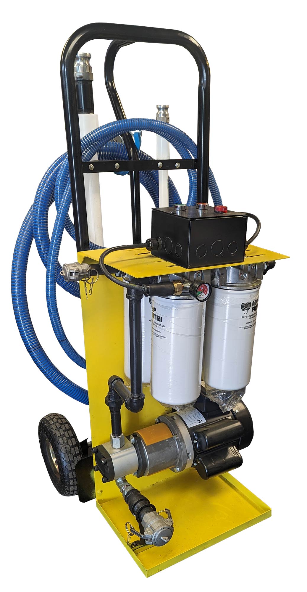 Deluxe Hydraulic Filter Cart